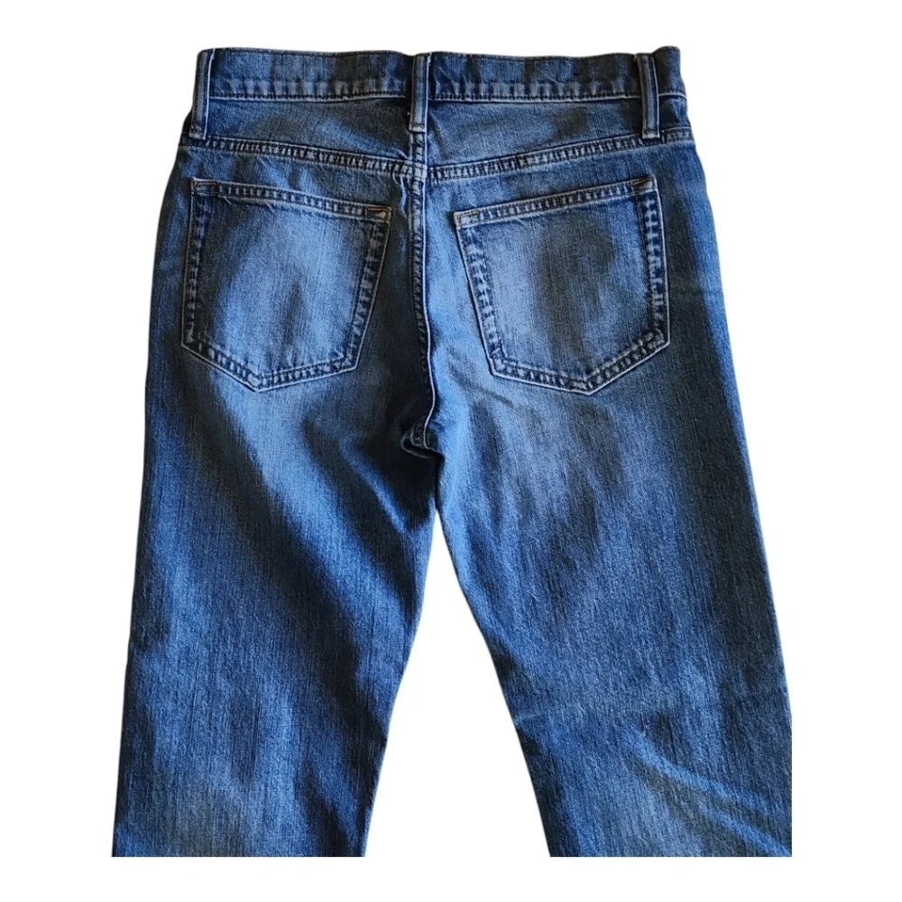 J. Crew Re-Imagined Flex Straight-Leg Jeans Size 28x32 Medium Wash Stretch Denim